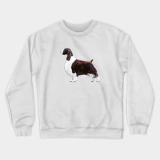 Springer Spaniel Standing Show Dog Crewneck Sweatshirt